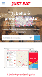 Mobile Screenshot of justeat.it