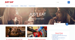Desktop Screenshot of blog.justeat.it