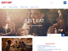 Tablet Screenshot of blog.justeat.it
